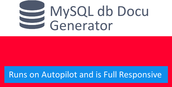 MySQL Documentation Generator MySQL Documentation Generator