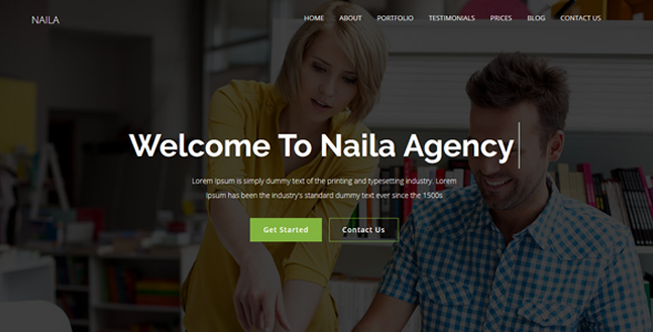 Naila - One Page MultiPurpose Template Naila - One Page MultiPurpose Template