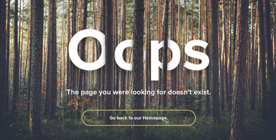 Natural Forest - Responsive 404 Error Template