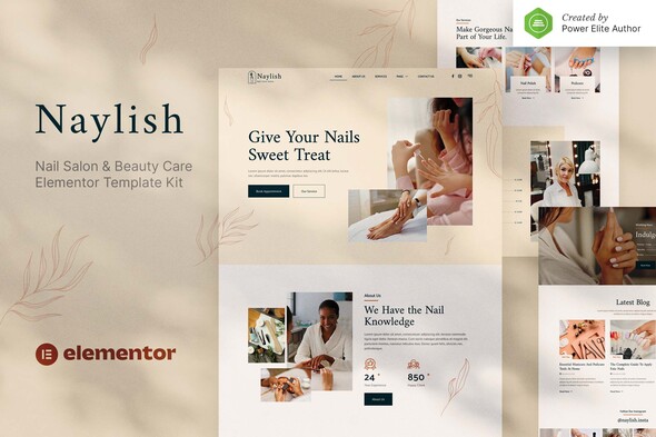 Naylish – Nail Salon & Beauty Care Elementor Template Kit Naylish – Nail Salon & Beauty Care Elementor Template Kit