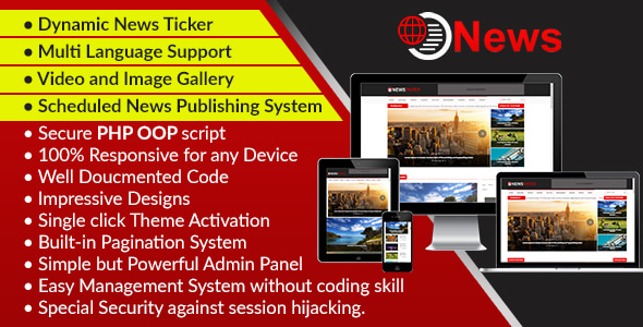 News - Dynamic Newspaper, Magazine and Blog CMS Script News - Dynamic Newspaper, Magazine and Blog CMS Script