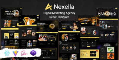 Nexella - Digital Marketing Agency React Template