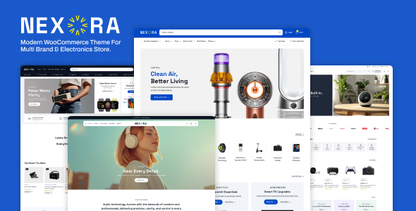 Nexora Shop - Multibrand Electronics Store WooCommerce Theme Nexora Shop - Multibrand Electronics Store WooCommerce Theme
