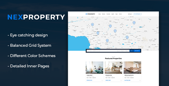 NexProperty - Real Estate HTML Template NexProperty - Real Estate HTML Template