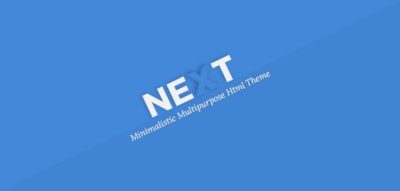 NEXT - Minimal Multipurpose Html Theme