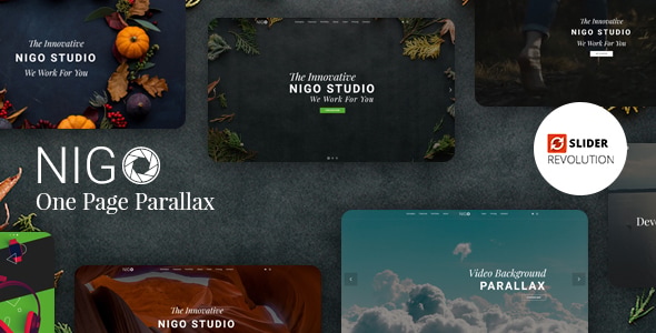 Nigo - Creative Parallax One Page HTML Template Nigo - Creative Parallax One Page HTML Template