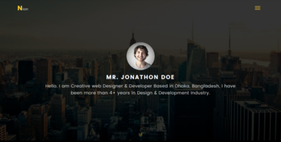 Nion - Super Professional Personal Portfolio Template