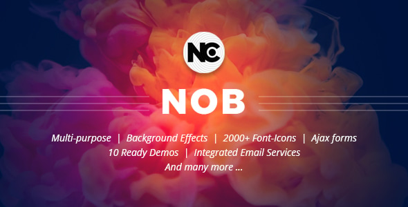 Nob - Creative HTML Template Nob - Creative HTML Template