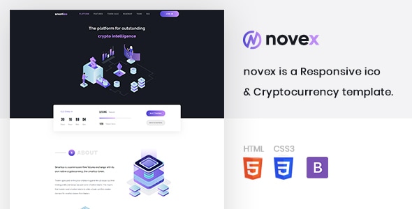 novex - ICO & Cryptocurrency Template novex - ICO & Cryptocurrency Template