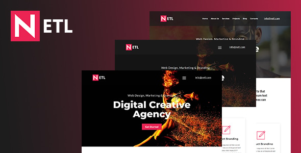 Ntel - Digital Agency HTML Template Ntel - Digital Agency HTML Template
