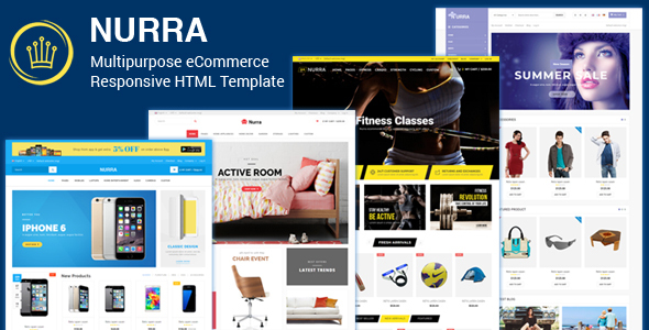 Nurra - Electronics, Furniture, Gym & Fashion Store Multipurpose Responsive HTML template Nurra - Electronics, Furniture, Gym & Fashion Store Multipurpose Responsive HTML template