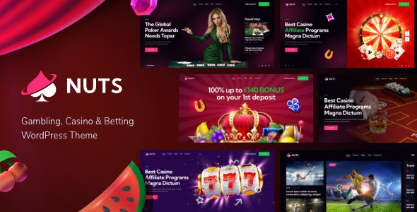 Nuts - Gambling, Casino & Betting WordPress Theme Nuts - Gambling, Casino & Betting WordPress Theme