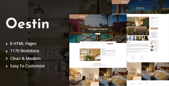 Oestin - Hotel & Resort HTML Template Oestin - Hotel & Resort HTML Template