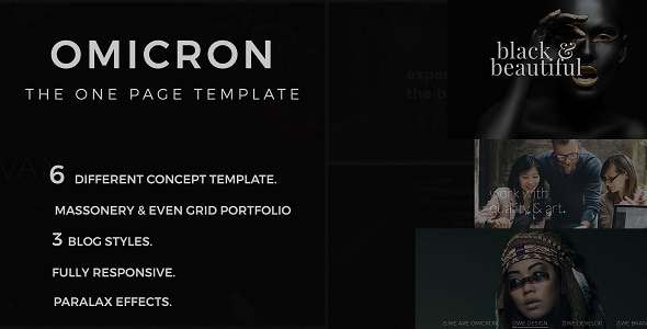 Omicron One Page Multipurpose HTML Template Omicron One Page Multipurpose HTML Template
