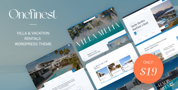 Onefinest - Villa & Vacation Rentals WordPress Theme Onefinest - Villa & Vacation Rentals WordPress Theme