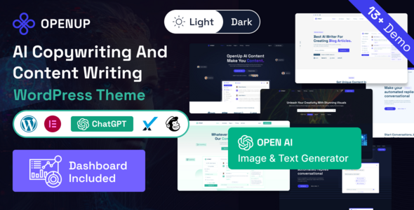 Openup - AI Content Writer & AI Application WordPress Theme Openup - AI Content Writer & AI Application WordPress Theme