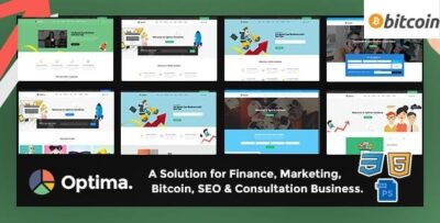 Optima - SEO, Marketing, Bitcoin, Agency Multiple HTML5 Template