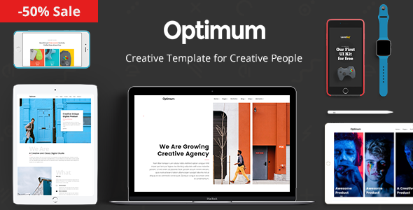 Optimum - Template for Creative People Optimum - Template for Creative People