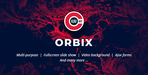 Orbix - Creative Multi-Purpose Template Orbix - Creative Multi-Purpose Template