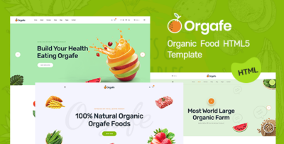 Orgafe - Organic Food HTML5 Template