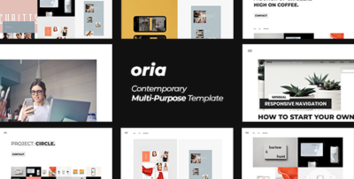 Oria - Minimal Contemporary Multi-Purpose Template