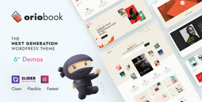 Oriobook - Book Store WooCommerce WordPress Theme