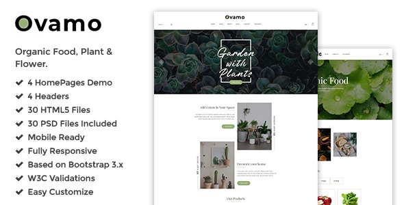 Ovamo - Organic Store HTML5 Template Ovamo - Organic Store HTML5 Template
