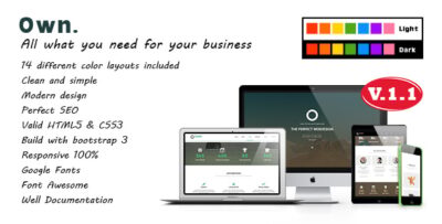 Own - Multipurpose OnePage Template