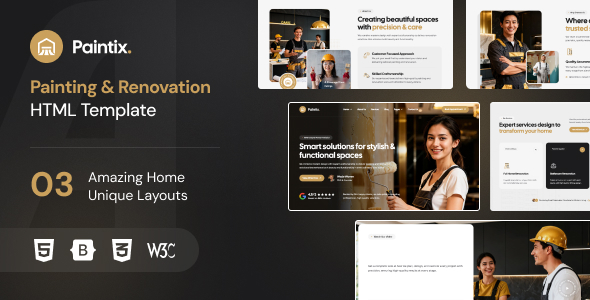 Paintix - Painting & Renovation HTML Template Paintix - Painting & Renovation HTML Template