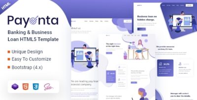 Payonta - Banking & Business Loan HTML5 Template