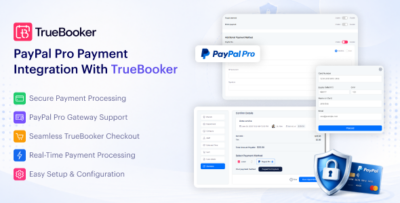 PayPal Pro Payment Integration for TrueBooker