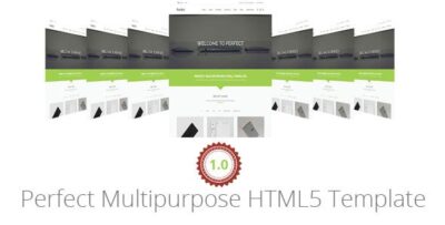 Perfect Multipurpose HTML5 Template