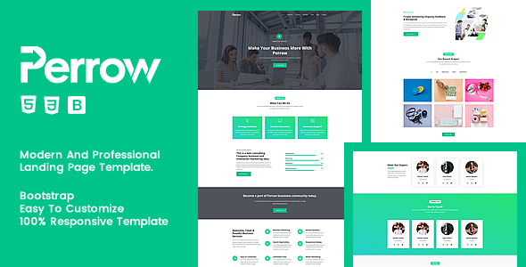 Perrow - Responsive Multipurpose Template Perrow - Responsive Multipurpose Template