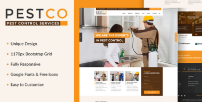 Pestco - Pest Control Template