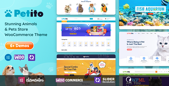 Petito - Animals and Pets Store WooCommerce Theme Petito - Animals and Pets Store WooCommerce Theme