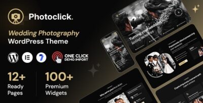 Photoclick - Wedding Photography WordPress Theme