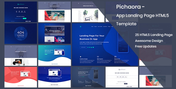Pichaora - App Landing Page HTML5 Template Pichaora - App Landing Page HTML5 Template