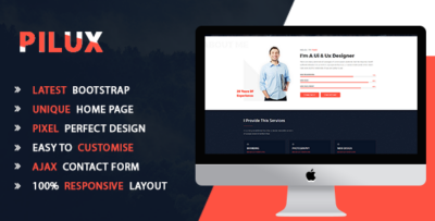 Pilux - Creative Portfolio Template