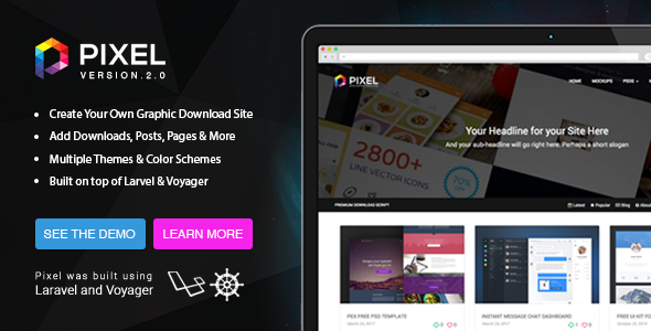 Pixel v2 - Premium Download Script Pixel v2 - Premium Download Script