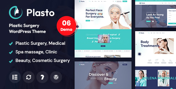 Plasto - Plastic Surgery & Medical WordPress Theme Plasto - Plastic Surgery & Medical WordPress Theme