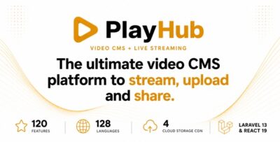 PlayHub - The Ultimate Video CMS, Shorts, Film, Communities & Live Streaming Platform