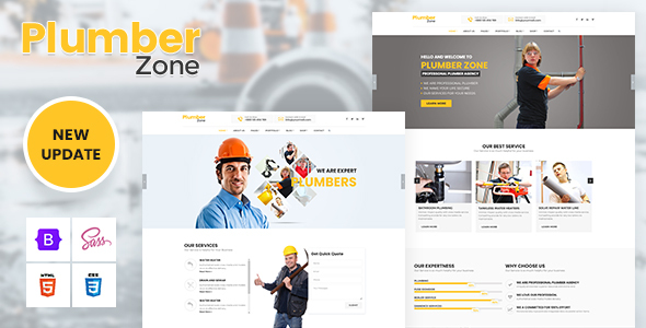 Plumber Zone - Plumbing, Repair & Construction HTML Template Plumber Zone - Plumbing, Repair & Construction HTML Template