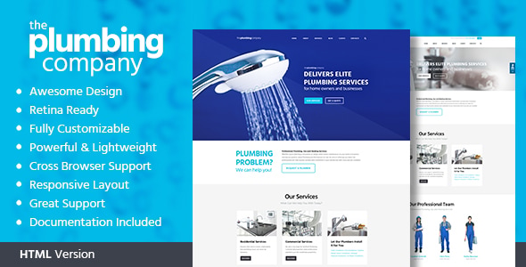 Plumbing - Repair, Building & Construction Template Plumbing - Repair, Building & Construction Template