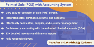 Point of Sale (POS) with Accounting System