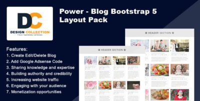 Power - Simple Multipurpose Blog Script