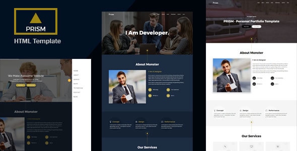 PRISM - Minimal Portfolio Template PRISM - Minimal Portfolio Template