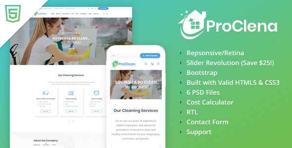 ProClena - Cleaning HTML Template ProClena - Cleaning HTML Template