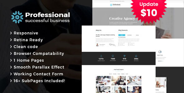 Professional - Creative Agency & Business HTML Template Professional - Creative Agency & Business HTML Template