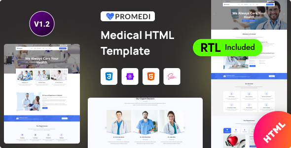 ProMedi - Doctors Clinic & Medical Services Bootstrap 5 Template ProMedi - Doctors Clinic & Medical Services Bootstrap 5 Template