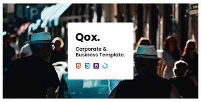 Qox - Corporate & Business Template
